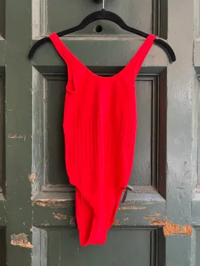 Alaia costume intero rosso