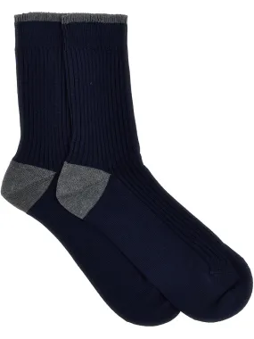 Brunello Cucinelli    Brunello Cucinelli Ribbed Cotton Socks