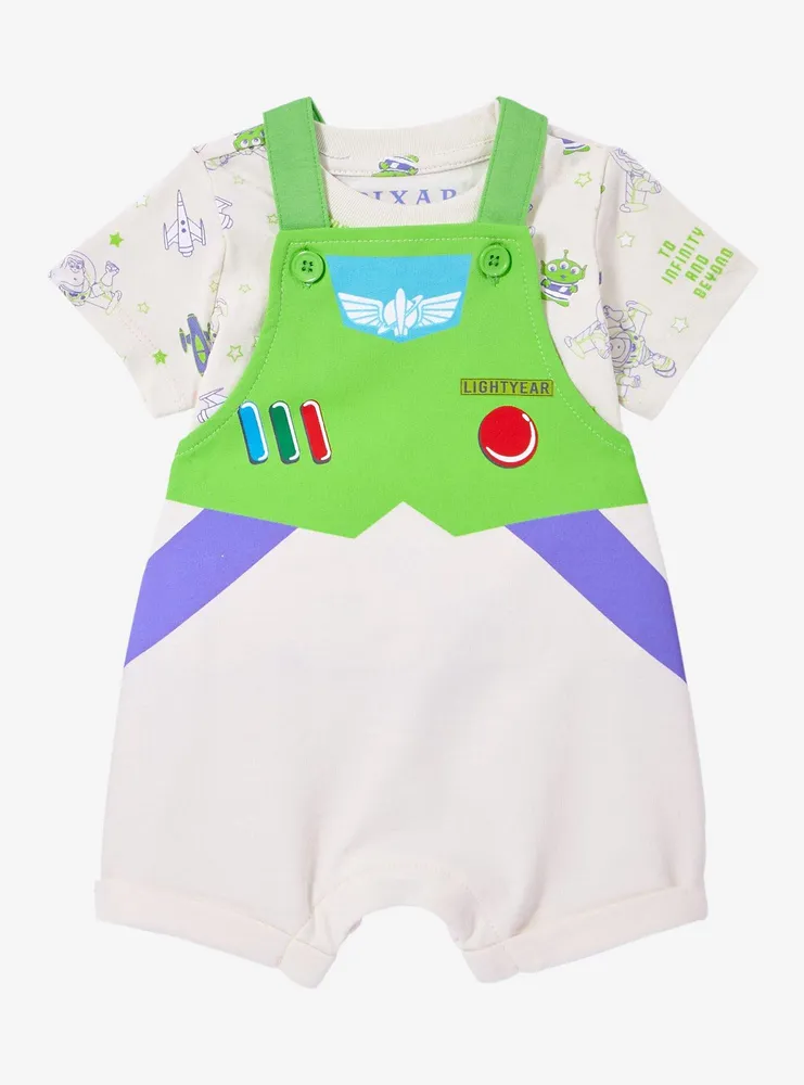 Disney Pixar Toy Story Buzz Lightyear Costume Infant T-Shirt and Overall Set - BoxLunch Exclusive