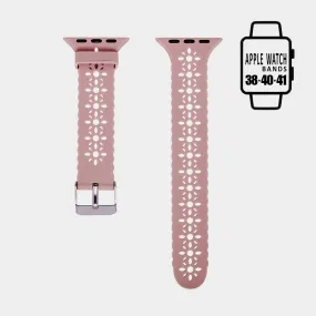 iLLASPARKZ Cut Out Pattern Apple Watch Silicone Band