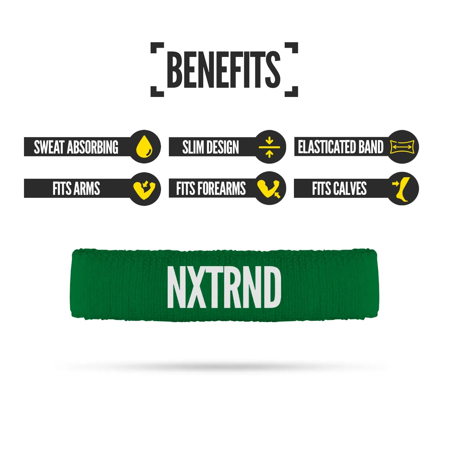 NXTRND Arm Bands Dark Green (1 Pair)