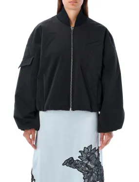 OVERSIZED SHORT BOMBER