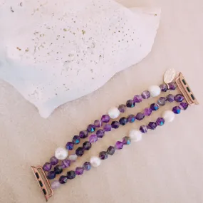 Pearl and Amethyst Ursula Watch Band