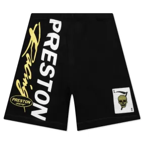 Racing Sweat Shorts - Black/White