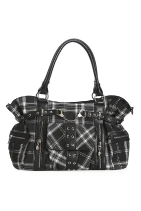 Rise Up Tartan Bag-Blk/Wht Tartan