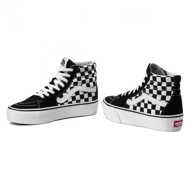 SNEAKERS VANS DONNA SK8-HI PLATFORM2 BLACK/WHITE VN0A3TKNQXH1