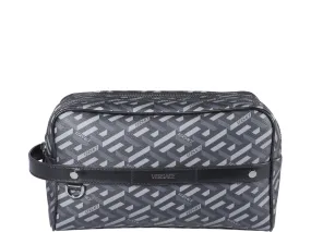 Versace La Greca Pattern Zipped Makeup Bag