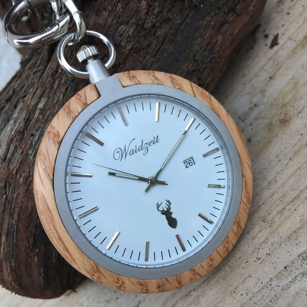 Waidzeit Olive Pocket Watch